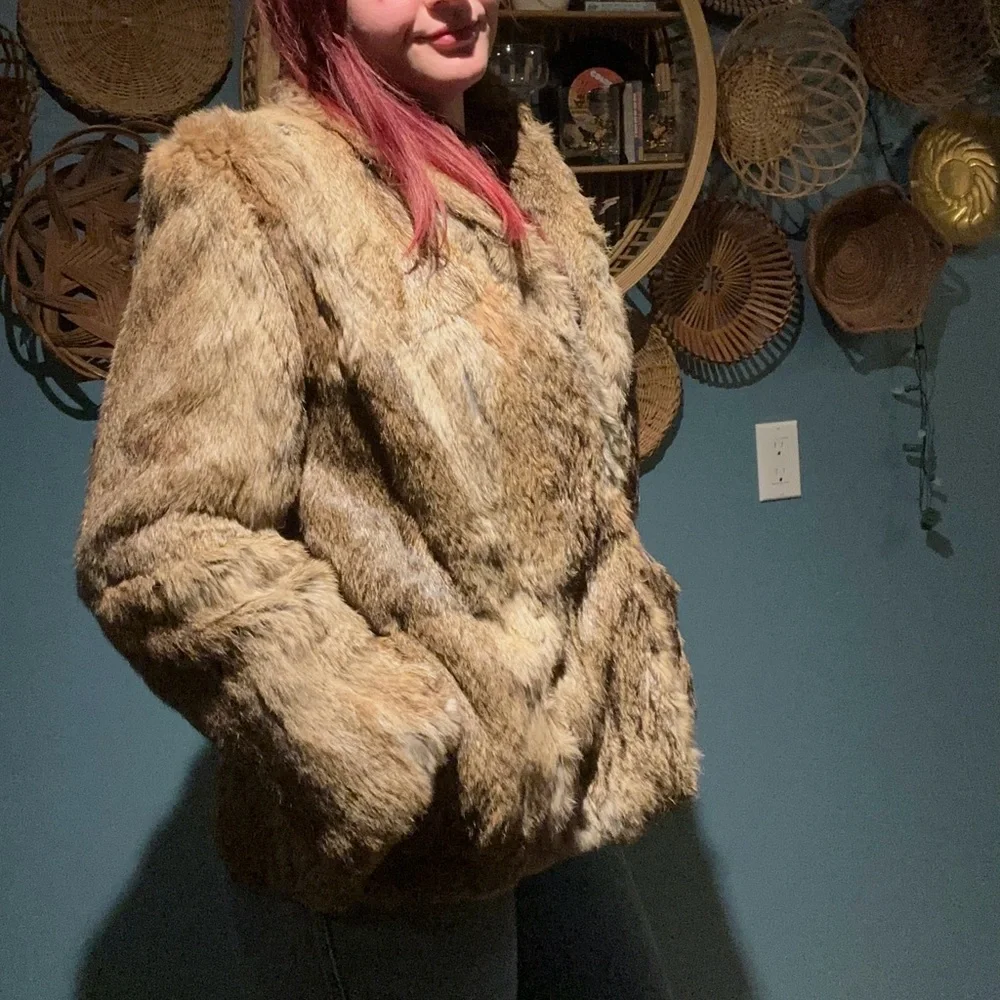 Genuine Rabbit fur jacket - Picture 2 of 6